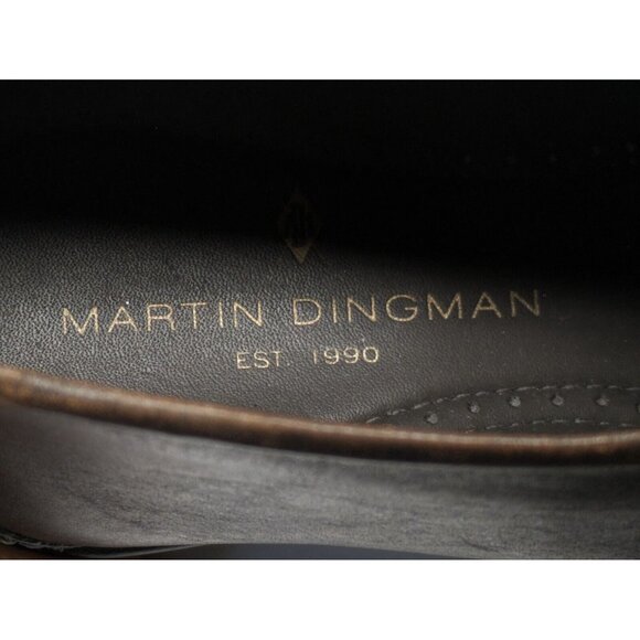 Mens Martin Dingman Chukka Boots Brown Lace Up Leather Brazil Size 9.5 M 520141 main image 4